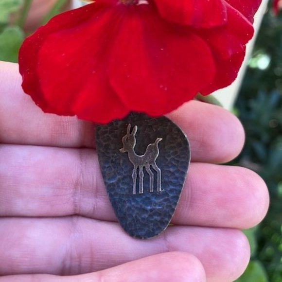 VTG Sterling Silver Jerusalem Israel BROOCH & PENDANT - Picture 6 of 11